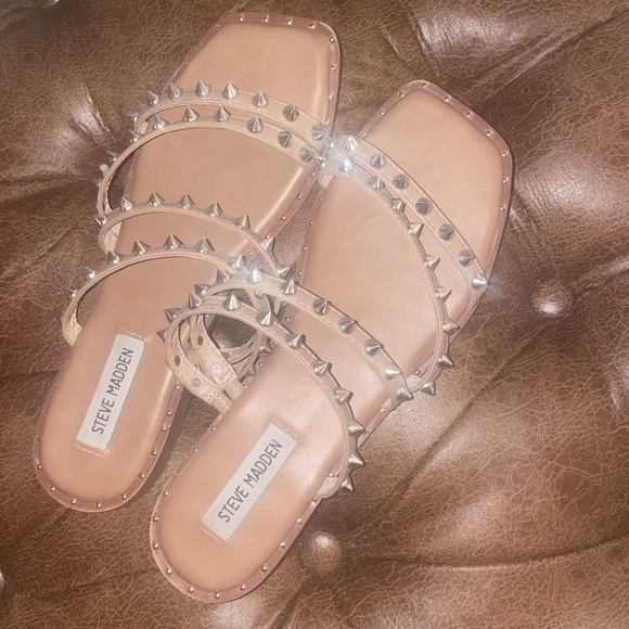 Steve Madden tan Skyler sandal in great condition - Picture 4 of 5